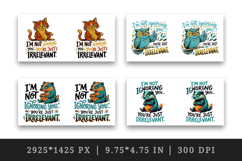 Sarcastic Quote mug wrap printable sublimation design Product Image 2