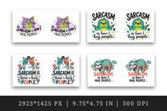 Sarcastic Quote mug wrap printable sublimation design Product Image 2