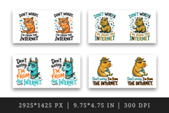 Sarcastic Quote mug wrap printable sublimation design Product Image 2