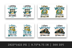 Sarcastic Quote mug wrap printable sublimation design Product Image 2