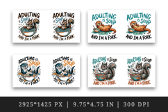 Sarcastic Quote mug wrap printable sublimation design Product Image 2