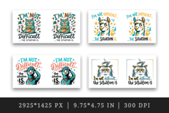 Sarcastic Quote mug wrap printable sublimation design Product Image 2