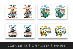 Sarcastic Quote mug wrap printable sublimation design Product Image 2