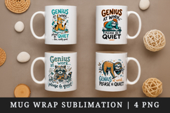 Sarcastic Quote mug wrap printable sublimation design Product Image 1