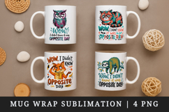 Sarcastic Quote mug wrap printable sublimation design Product Image 1