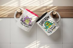 Sarcastic Quote mug wrap printable sublimation design Product Image 3