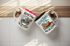 Sarcastic Quote mug wrap printable sublimation design Product Image 3