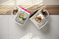 Sarcastic Quote mug wrap printable sublimation design Product Image 3