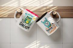 Sarcastic Quote mug wrap printable sublimation design Product Image 3