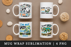 Sarcastic Quote mug wrap printable sublimation design Product Image 1