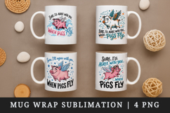 Sarcastic Quote mug wrap printable sublimation design Product Image 1