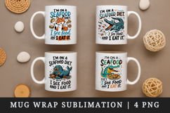Sarcastic Quote mug wrap printable sublimation design Product Image 1