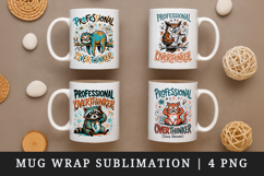 Sarcastic Quote mug wrap printable sublimation design Product Image 1