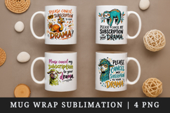 Sarcastic Quote mug wrap printable sublimation design Product Image 1