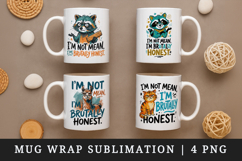 Sarcastic Quote mug wrap printable sublimation design Product Image 1