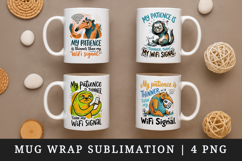 Sarcastic Quote mug wrap printable sublimation design Product Image 1