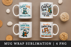 Sarcastic Quote mug wrap printable sublimation design Product Image 1