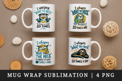 Sarcastic Quote mug wrap printable sublimation design Product Image 1
