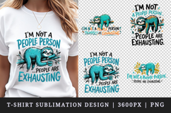 Sarcastic Quote t-shirt printable sublimation design png Product Image 1