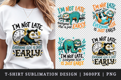 Sarcastic Quote t-shirt printable sublimation design png Product Image 1