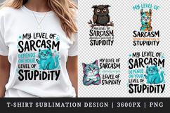 Sarcastic Quote t-shirt printable sublimation design png Product Image 1