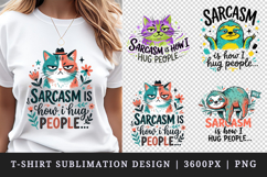 Sarcastic Quote t-shirt printable sublimation design png Product Image 1