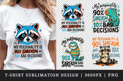 Sarcastic Quote t-shirt printable sublimation design png Product Image 1