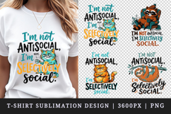 Sarcastic Quote t-shirt printable sublimation design png Product Image 1