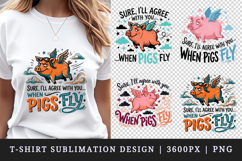 Sarcastic Quote t-shirt printable sublimation design png Product Image 1