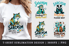 Sarcastic Quote t-shirt printable sublimation design png Product Image 1