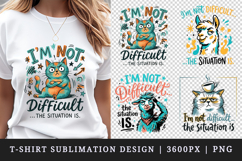 Sarcastic Quote t-shirt printable sublimation design png Product Image 1