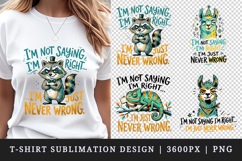 Sarcastic Quote t-shirt printable sublimation design png Product Image 1