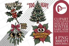 Christmas Botanicals Sublimation Product Image 1