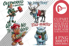 Sarcastic Christmas Sublimation Product Image 1