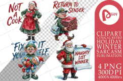 Sarcastic Christmas Sublimation Product Image 1