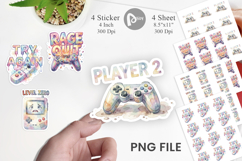 Sarcastic Gaming Sticker Product Image 1