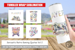 Sarcastic Gaming Tumbler Product Image 1