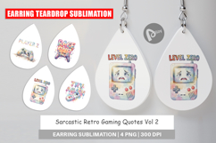 Sarcastic Gaming Earring Product Image 1