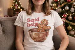 Sarcastic Gingerbread Sublimation Product Image 3