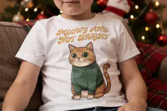 Sarcastic Retro Holiday Cats Sublimation Product Image 2