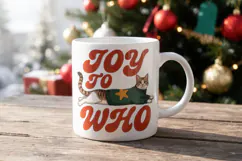 Sarcastic Retro Holiday Cats Sublimation Product Image 6