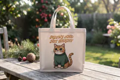 Sarcastic Retro Holiday Cats Sublimation Product Image 9