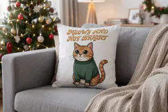 Sarcastic Retro Holiday Cats Sublimation Product Image 10