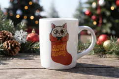 Sarcastic Retro Holiday Cats Sublimation Product Image 14