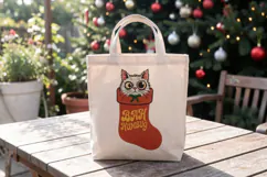 Sarcastic Retro Holiday Cats Sublimation Product Image 15