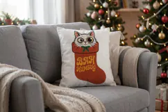 Sarcastic Retro Holiday Cats Sublimation Product Image 16
