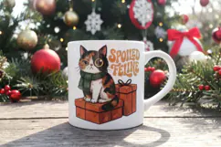 Sarcastic Retro Holiday Cats Sublimation Product Image 12