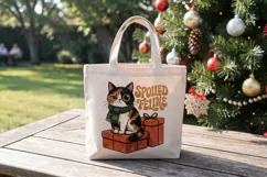 Sarcastic Retro Holiday Cats Sublimation Product Image 13