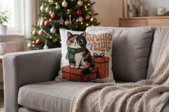 Sarcastic Retro Holiday Cats Sublimation Product Image 14