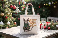 Sarcastic Retro Holiday Cats Sublimation Product Image 16